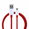 Kábel OnePlus USB - USB typ C 1 m červený