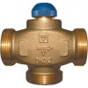 HERZ-3cestný směšovací ventil mosazný CALIS-TS-RD DN32 GZ 1 1/2, Kvs 6,44