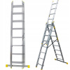 Hliníkový rebrík 3x8 Multifunkčný 5,27 m 150 kg (Hliníkový rebrík 3x8 Multifunkčný 5,27 m 150 kg)