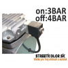 Elektromagnetický pretlakový ventil kompresora: 3 bar - on, 4 bar - off