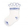 Cibulák – Vianočná ozdoba – ponožka 9,5 cm – originálny cibuľový porcelán 1. akosť