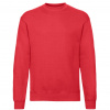 Mikina pánska Fruit of the Loom Classic Set-In Sweat - červená, L
