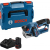 Bosch Akumulátorový hoblík GHO 12V-20, L-Boxx, 2x aku 06015A7001