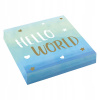 Amscan servítky Hello World modré 33x33cm