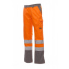 Pracovné nohavice PAYPER CHARTER POLAR, fluorescenčná oranžová / steel sivá, S