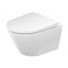 Duravit D-Neo Závesné WC s doskou SoftClose, Rimless, biela 45880900A1