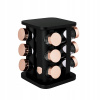 BERLINGERHAUS BH-8559 Koreničky v otočnom stojane 13 ks Black rose