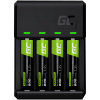 Súprava - Nabíjačka GC VitalCharger + 4 ks Nabíjateľné batérie AAA/R3 800mAh 1,2V