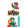 CUKROVÁ TLAČ jedlý obrázok na tortu Cukrová hmota ROBLOX HRA MEM GAMER SADA 13
