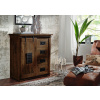 Bighome - Komoda mango 90x45x100 hnedá lakovaná IRON