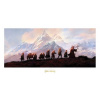 Weta Workshop Lord of The Rings Art Print The Fellowship of The Ring: 20th Anniversary 59 x 30 cm