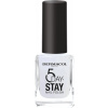 Dermacol lak na nechty 5 Day Stay 56 Artic White 11 ml