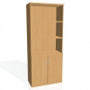 Policová skriňa Strong, 80x192x40 cm, buk/buk
