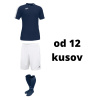 Futbalová sada Joma Academy s krátkym rukávom pre mužstvo, od 12 kusov, tmavomodrá / biela počet ks v sade: 12 hráčskych setov