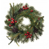 Veniec na dvere - Vianočný veniec ihličnatý kužeľ Hawthorn Choina 25cm (Veniec na dvere - Vianočný veniec ihličnatý kužeľ Hawthorn Choina 25cm)