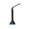 LED Stolová lampa so zabudovanou batériou, RGB podsvietenie, 4W, 250lm, čierna farba | Avide