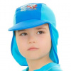 Surf Club čepice s UV ochranou modrá barva: zelená;velikost (obuv / ponožky): vel. 3