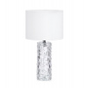 Markslöjd Madame stolová lampa 1x60 W biela-priehľadná 107189