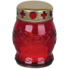 Kahanec Grave, červené sklo, 6-8 h, 25 g, výška 10 cm, na hrob