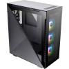 Thermaltake Divider 500 TG ARGB midi tower PC skrinka čierna 3 predinštalované LED ventilátory, 1 predinštalovaný ventilátor, bočné okno, prachový filter; CA-1T4-00M1WN-01