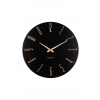 Nástenné hodiny Karlsson Esmerado 40 cm KA6072BK čierna ONE SIZE