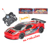 R/C auto športové 23 cm plná funkcia na batérie so svetlom 27 MHz - mix farieb (červená, modrá, oranžová)