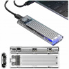 Disková kapsa Orico TCM2-C3 M.2 NVME na USB-C 10 Gb/s - šedá