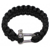 MFH int. comp. Náramok PARACORD kov.pracka ČIERNY veľL-22cm/330cm: 6,8