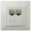 Datacom, CAT5E, STP, 2x RJ45, pod omietku 2150