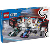 LEG LEGO CITY Garáž F1 s vozidlami Mercedes-AMG a Alpine 60444 STAVEBNICE