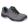 PORTWEST Obuv FW02 Steelite Perforated Trainer S1P, polobotka s ocelovou špicí a stélkou POR-FW02GRR43 Šedá 43