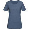 STEDMAN CREW NECK T LUX / Dámske tričko - dark denim heather S
