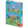 Dino Peppa Pig a priatelia 2x48