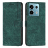 Peňaženkové kožené puzdro Stripe na Xiaomi Redmi Note 13 Pro 4G - Zelená