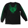 CREATURE tričko Dweller L/S Regular T - Shirt Mens Creature - BLACK Veľkosť: XL