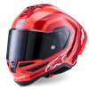 ALPINESTARS prilba SUPERTECH R10 ARIUS, ALPINESTARS (červená fluo/červená/karbon/bílá) 2026 - M