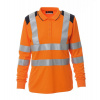 PAYPER GUARD+ WINTER LADY FLUO 001482-0028 / Dvojfarebná reflexná polokošeľa s dlhým rukávom - oranžová/navy blue S