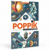 Detské samolepky POPPIK Vzdelávací samolepkový plagát Astronómia (3760262411422)