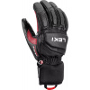 Lyžiarske rukavice Leki Griffin Pro 3D - black/red/white 7.0