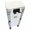 JRL Professional Barber Trolley White - kadernícky pojazdný vozík JRL - biely