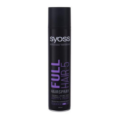 Syoss Full Hair 5 lak s päťnásobným efektom na slabé a rednúce vlasy 300 ml pre ženy
