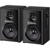 Aktívne reproduktory Bluetooth USB STEREO 100 W, policové, drevené, čierne, PILOT