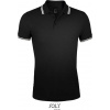 SOL´S PASADENA / Pánska polokošeľa - black/white XL