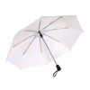 Automatický skladací dáždnik, biela