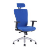 OFFICE PRO s.r.o. Kancelárska stolička Halia s podhlavníkom, modrá