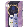 Nivea Smooth Moment Shea Butter sprchový gél 250 ml + Nivea Smooth Sensation telové mlieko 250 ml, kozmetická sada pre ženy