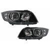 KITT Specials Angel Eyes Headlights suitable for BMW 3 Series E90 Sedan E91 Touring (03.2005-2011) Black