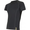 Pánské merino tričko SENSOR active černá Velikost: M, Barva: černá