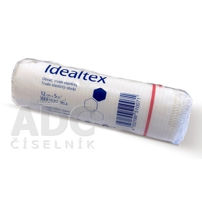 IDEALTEX ovínadlo elastické dlhoťažné (12cm x 5m) 1x1 ks, 4052199510071