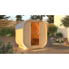 fínska sauna KARIBU QUADRO 1 (109) natur LG4536